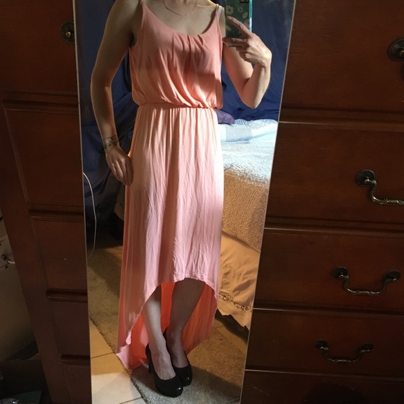 Flowy Asymmetrical hem dress - Picture 1 of 10
